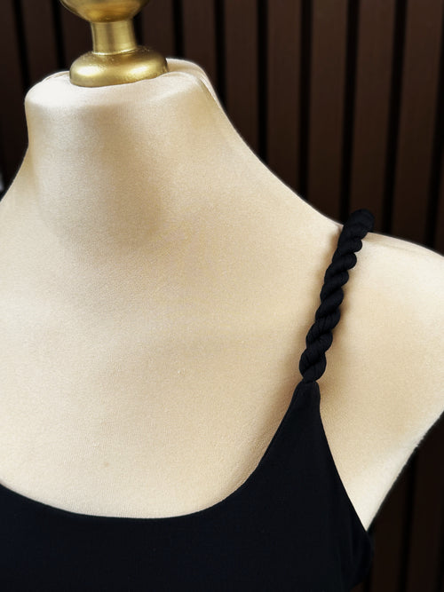 Ajustado Maxi con Tirantes Trenzados