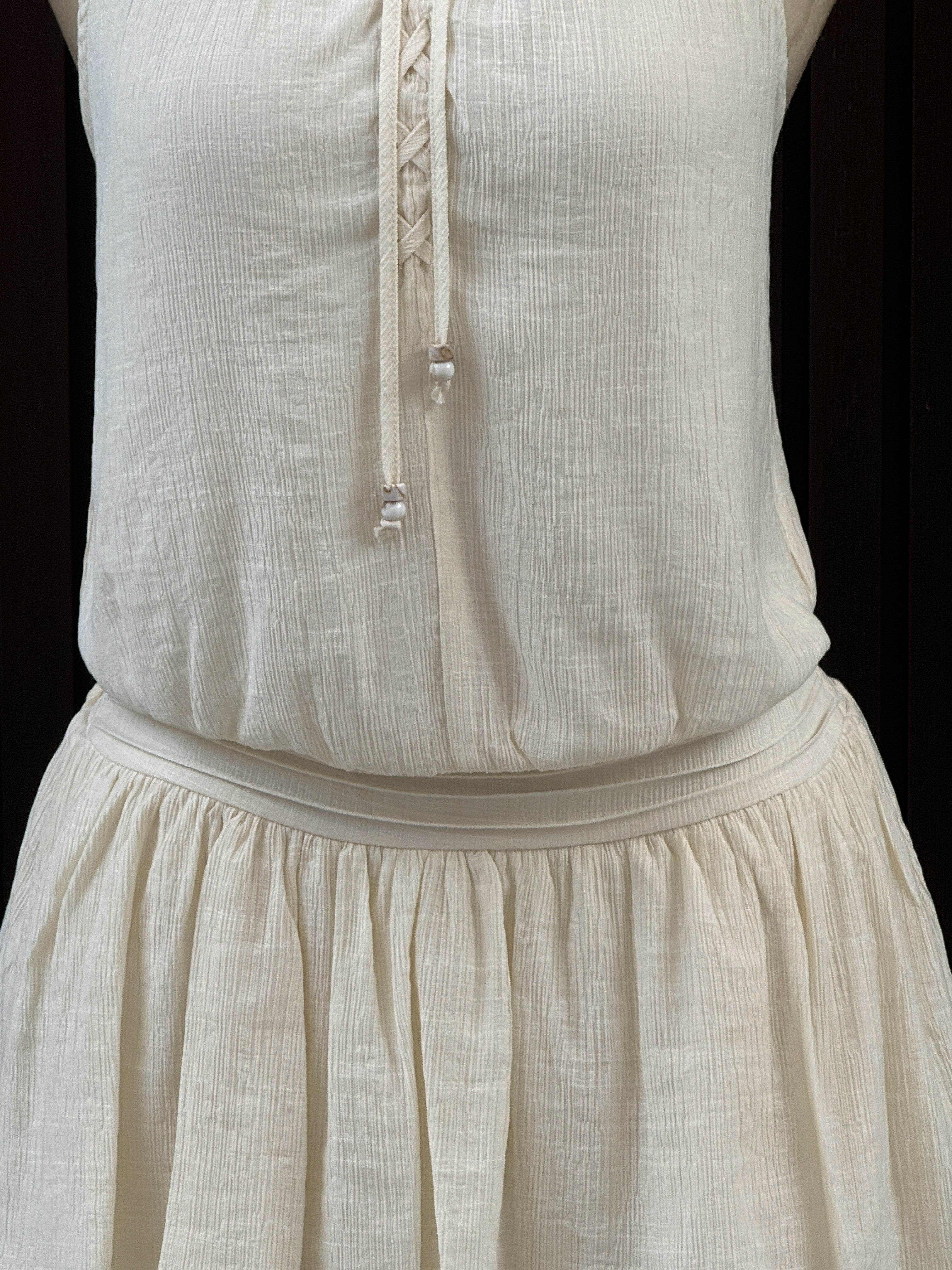 Halter Crinkle Mini con Volantes