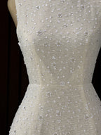 Sirena Blanco Maxi con Lentejuelas y Pedrería