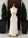 Halter Perla Maxi con Encaje