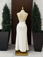 Halter Perla Maxi con Encaje