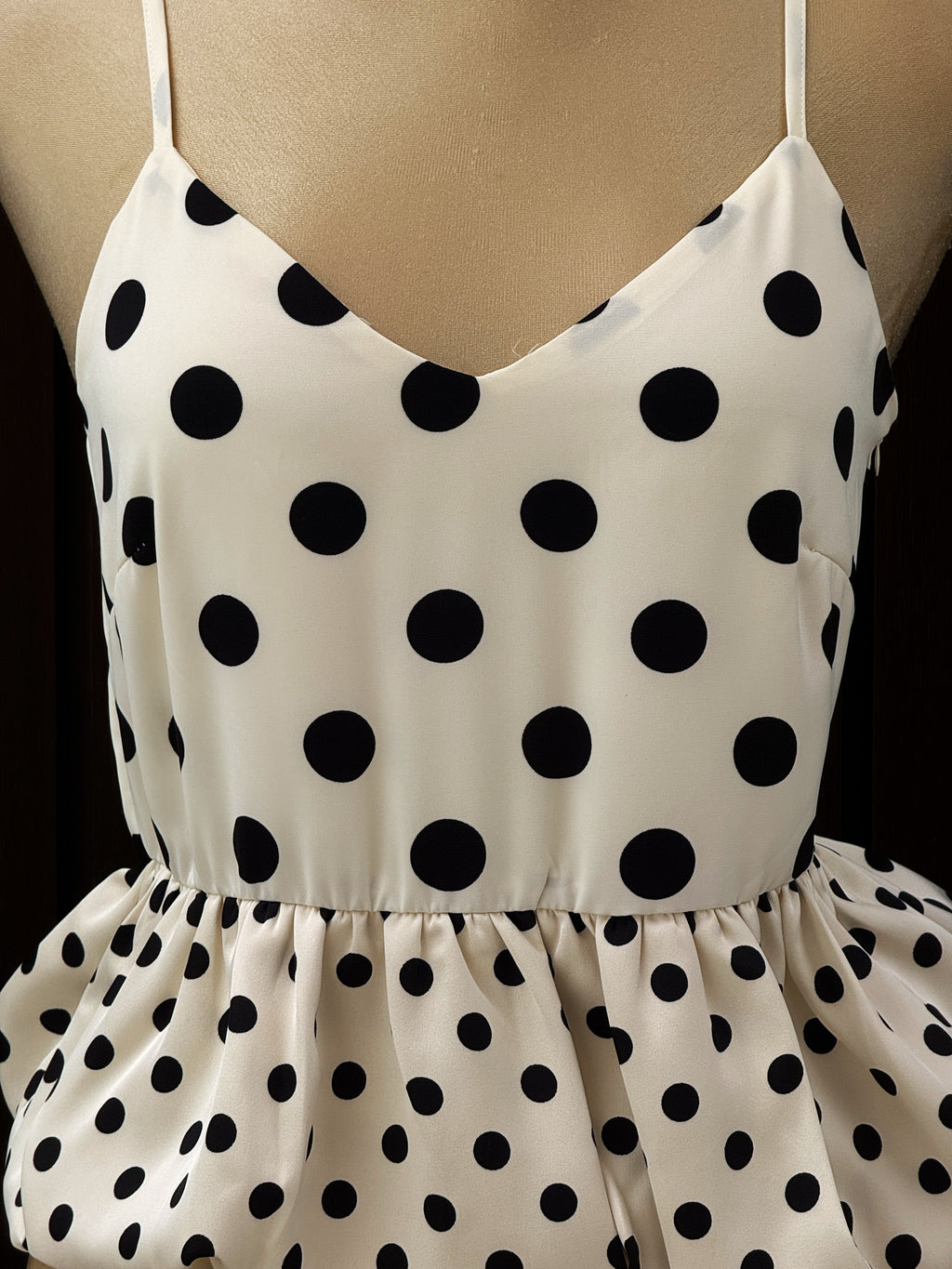 Top Peplum Lunares