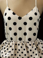 Top Peplum Lunares