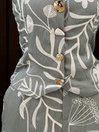 Conjunto Floral Bordado