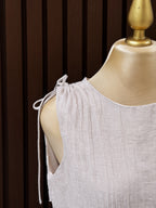 Conjunto Lino Maxi con Amarre en Hombros
