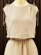 Conjunto Lino Maxi con Amarre en Hombros