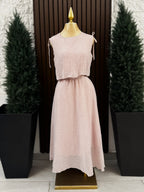 Conjunto Lino Maxi con Amarre en Hombros