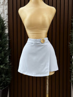Falda Short Mini con Dije Concha