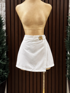 Falda Short Mini con Dije Concha