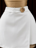 Falda Short Mini con Dije Concha