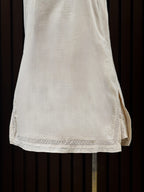 Lino Nude Mini con Bordado